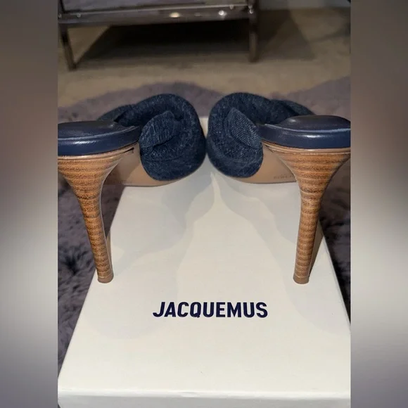 Jacquemus Denim Women's Sandals - Picture 3 of 11